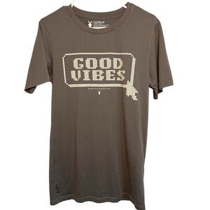 Dutch Bros MEDIUM Good Vibes T Grey/Taupe Color Brand New 1992 DB